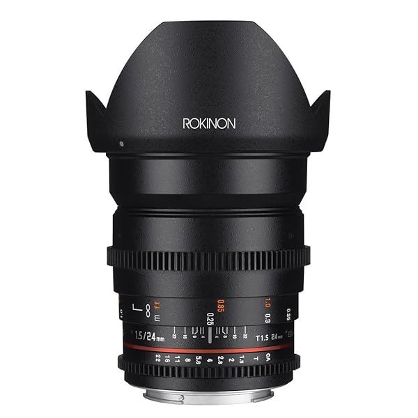 Rokinon Cine DS 24mm T1.5 ED AS IF UMC Full Frame Wide Angle Lens for Sony E Mount Cameras