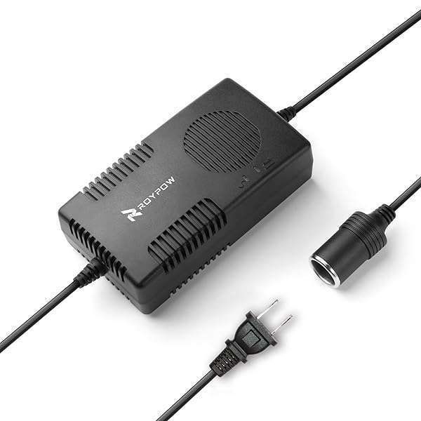 RoyPow 120W AC to DC Converter: 12V Adapter for Car Appliances & Inflators