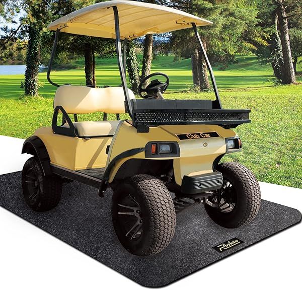 Roykaw Garage Floor Mat and Mechanic Pad, Motorcycle Parking Mat, Protect Floor from Spills, Drips, Splashes and Stains, Oil Absorbent Cut to Size