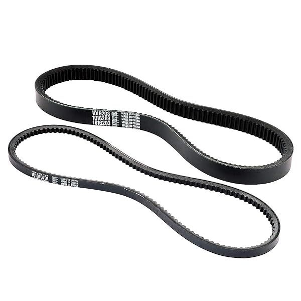 Roykaw Golf Cart Clutch Drive Belt and Starter Generator Belt Kit for Club Car DS and Precedent High Tensile Strength OEM 1016203 101916701
