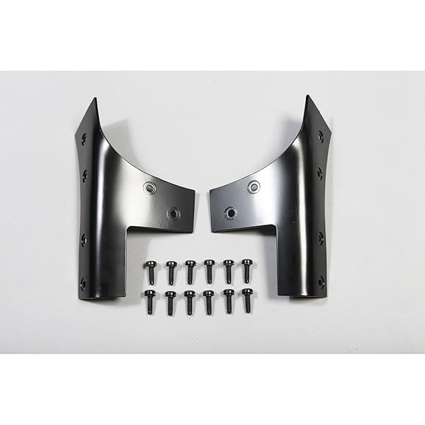 Rugged Ridge Windshield Hinge Kit for 2007-2018 Jeep Wrangler JK - Black 11209.03