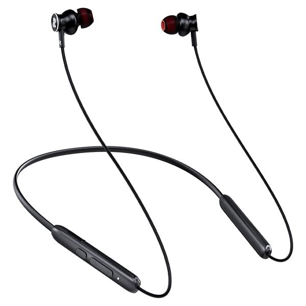 Rythflo V5.2 Bluetooth Headphones: 30Hrs Playtime, IPX7 Sweatproof, Deep Bass Earbuds for Calls & Sports