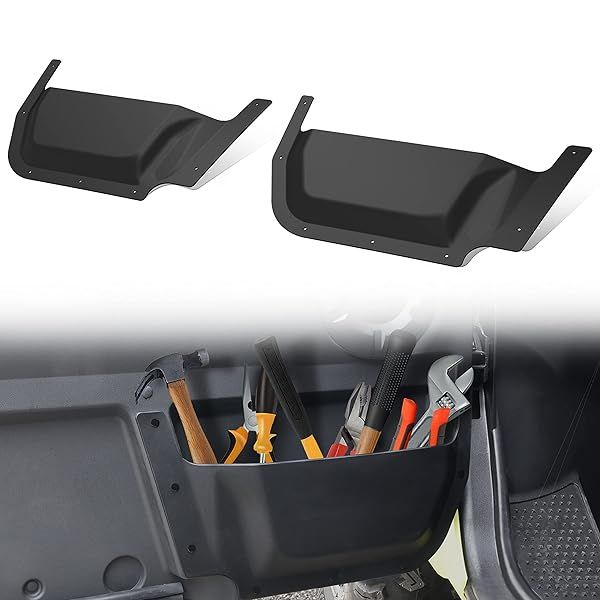 SAUTVS Interior Seat Door Pockets for Yamaha RMAX 2 RMAX 4 1000, Interior Door Pockets Storage for Yamaha Wolverine RMAX2 1000 RMAX4 1000 2021-2025