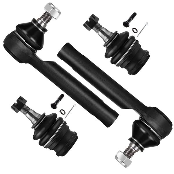 SCITOO 4pcs Front Suspension Kit Outer Tie Rod End Lower Ball Joint for Subaru Baja Legacy Outback Crosstrek 2003-2019