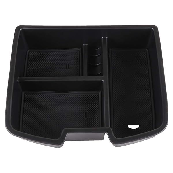SCITOO Console Organizer Tray for 2007-2014 Chevy Suburban & GMC Sierra - Perfect Armrest Box Accessory Replacement