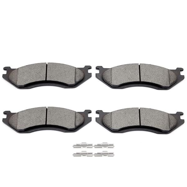 SCITOO Ceramic Brake Pads for 2003-2006 Dodge Durango & 2002-2005 Ram 1500 - 4pcs Front Brake Kit
