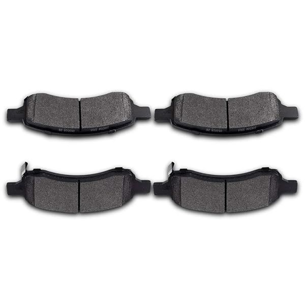 SCITOO Ceramic Brake Pads for Buick Enclave, Chevy Traverse, GMC Acadia & Saturn Outlook (2007-2017) - 4pcs Front Brake Kit