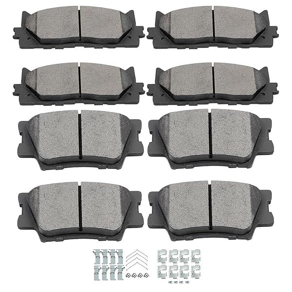 SCITOO Ceramic Brake Pad Set for Lexus ES300h, ES350 & Toyota Avalon, Camry (2007-2018) - Premium Performance & Fit