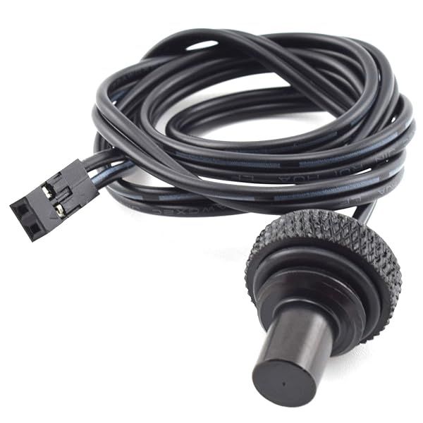 SDTC Tech G1/4 Temperature Sensor Plug 2pin Dupont Terminal Water Cooling Monitoring Fitting Connector Lengthened Type