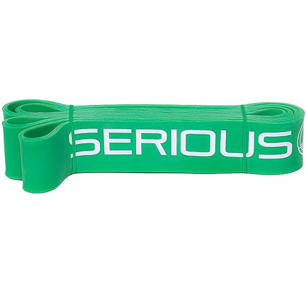 "SERIOUS STEEL FITNESS 41" Pull-Up Band - Resistance & Stretch Powerlifting Loop Band (#4 Green) for Enhanced Workouts"