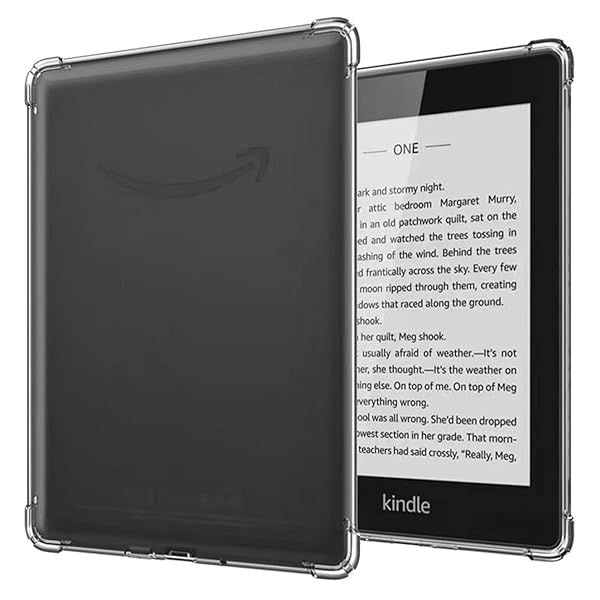 "Clear TPU Case for 6" Kindle Paperwhite 10th Gen (2018) - Scratchproof Slim Gel Cover"