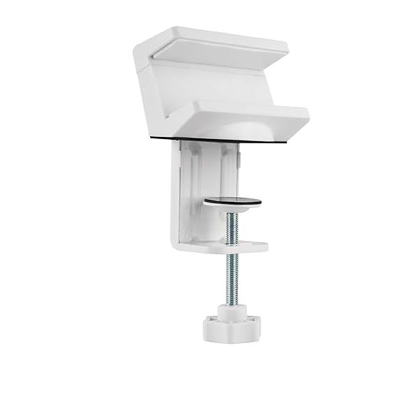 SIIG Power Strip Holder with Desk Clamp for Easy Cable Management and Mounting on Desktop Tables Fits 1.6 to 2.4 Inch Power Outlet Strips