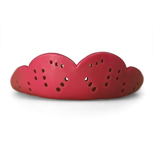 SISU Max Mouthguard Intense Red - Custom Fit, Slim Design, Remoldable 20x, Non-Toxic, Perfect for Impact Sports & Braces