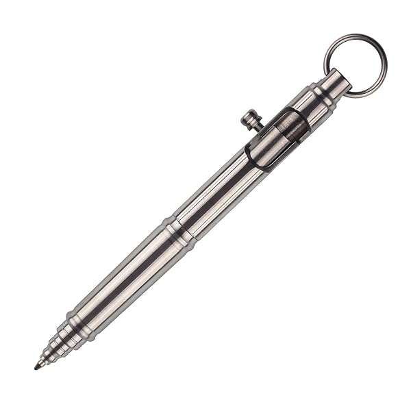 SMOOTHERPRO Heavy Duty Stainless Steel Bolt Action Pen for Tremors & Arthritis - EDC Pocket Design (SS258)