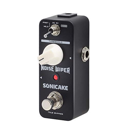 SONICAKE Noise Gate Pedal: Ultimate Noise Suppressor for Guitar & Bass - True Bypass Dual-Mode Effects