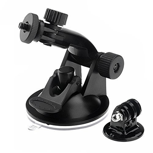 SSE Suction Cup Mount for GoPro Hero 3 to 13 Ideal for Car and Motorcycle Windshields