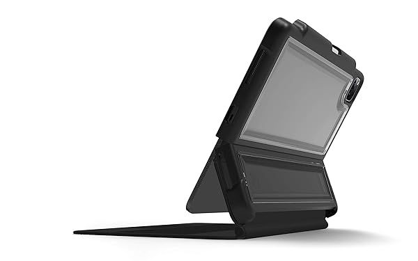 STM Dux Shell Case for iPad Pro 11 Inch Slim Lightweight Protective Case with Military Grade Drop Protection and Keyboard Compatibility Black