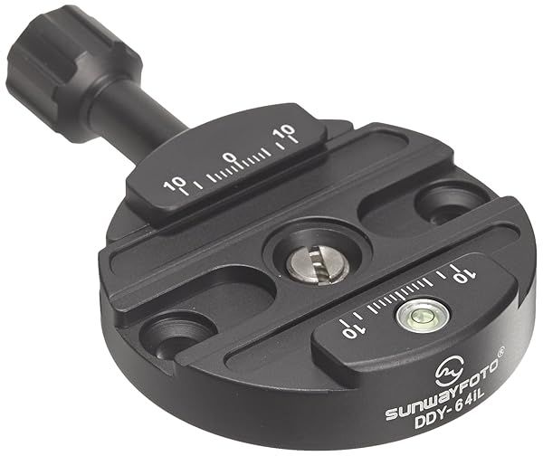 SUNWAYFOTO DDY-64iL Long Handle Disc Clamp Arca RRS Compatible 64mm for Photography Equipment