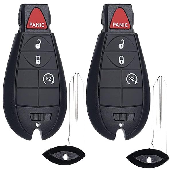 SUPALAND Key Fob FOBIK Keyless Entry Remote Start Control Replacement Fits for Dodge Ram 1500 2500 3500 HD 2013 2014 2015 2016 2017 2018 2019 2020