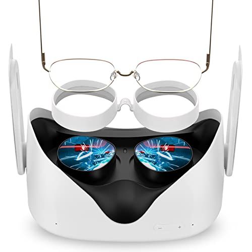 SUPERUS Lens Protector for Oculus Quest 2 - Anti-Scratch VR Accessory with Glasses Spacer (White)