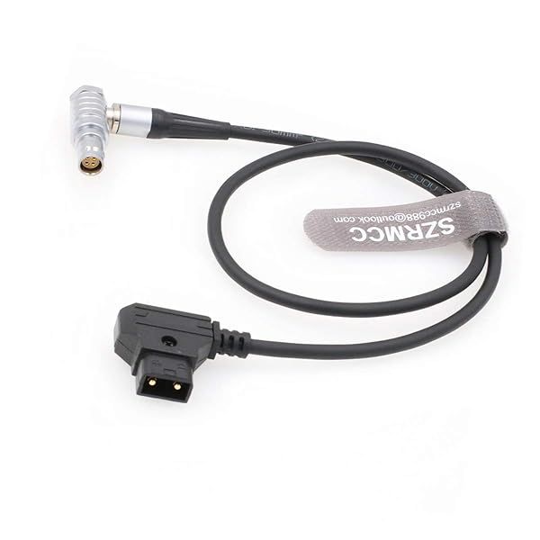 SZRMCC D-Tap to 1B 4 Pin Female Power Cable for Canon EOS Mark II C100 C200 C300 C500