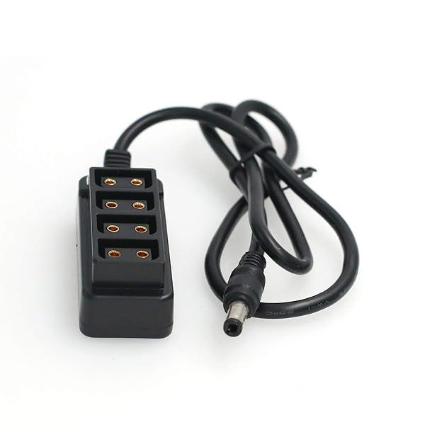 SZRMCC Tilta Gravity G Series DC 5.5x2.5mm to D Tap Fourway Splitter Power Out Cable for ARRI RED Camera Accessories Monitor