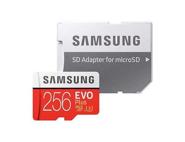 Samsung 256GB EVO Plus MicroSDXC UHS-I U3 with Adapter - Fast Storage Solution for Your Devices