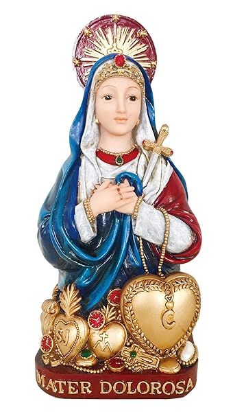 Santo Mater Dolorosa Statue 6 Inch Orisha Statue for Home Decor and Spirituality