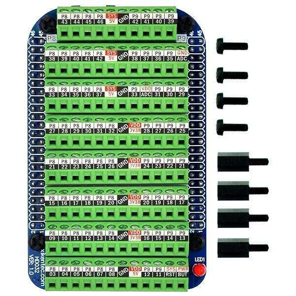 Screw Terminal Block Breakout Board for BeagleBone Black - Easy Connections & Enhanced Performance