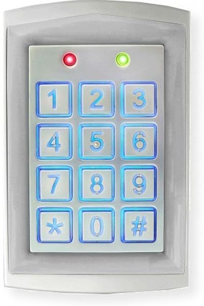 Seco-Larm SK-1323-SDQ: Weatherproof Digital Access Keypad with Backlit Keys & Multi-Colored LEDs for Secure Entry