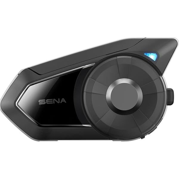 Sena 30K Motorcycle Bluetooth Headset: HD Speakers, Mesh Communication, Black - Single Pack