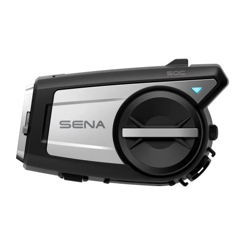 Sena 50C: 4K Motorcycle Camera & Mesh Communication Headset with Harman Kardon Sound