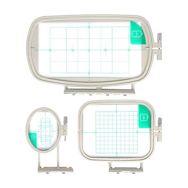 3-in-1 Sew Tech Embroidery Hoops for Brother SE700, SE600, PE535 & More - Perfect Fit for Babylock Machines!