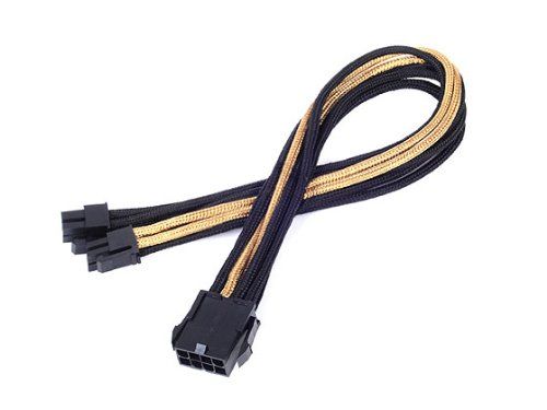 Buy Silverstone Tek 8-Pin EPS12V Power Supply Cable - High-Quality Sleeved Extension (PP07-EPS8BG)