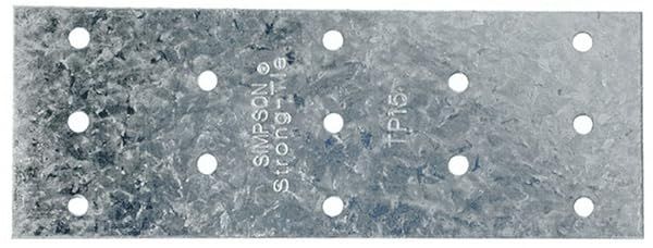 "Simpson Strong-Tie Tie Plate 5" L x 1-13/16" W 20 Ga - Durable Steel Connector for Stronger Joints"
