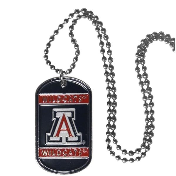 "Shop Siskiyou Sports NCAA Arizona Wildcats Tag Necklace - 26" Stylish Fan Gear"