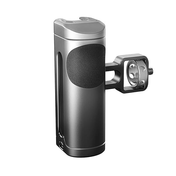 SmallRig Mini Side Handle for Smartphone Video Rig - Adjustable with 1/4''-20 Threads & Cold Shoe - Model 3894