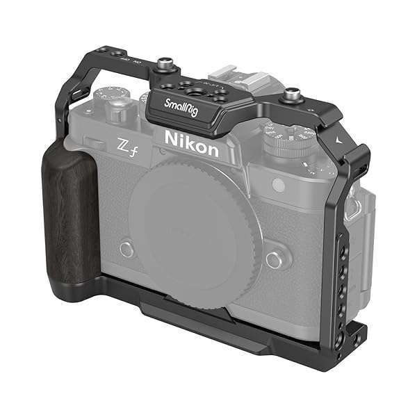 SmallRig Z f Camera Cage for Nikon: Ergonomic Grip & Quick-Release Plate for Gimbals & Tripods - Model 4261