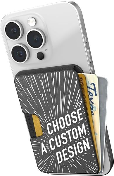 Smartish Wallet for MagSafe iPhones - Side Hustle - Slim Detachable Magnetic Card Holder for Apple iPhone 17 16 15 14 13 12 13 12 Models - Secret Menu