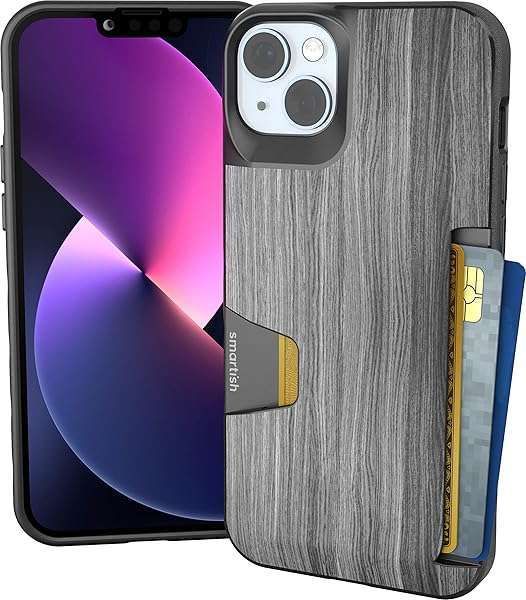 Smartish iPhone 14 Plus Wallet Case - Wallet Slayer Vol. 1 with Hidden Card Slot & Drop Protection