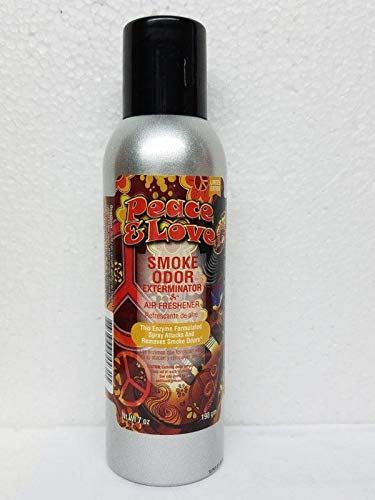 Smoke Odor Exterminator Large Spray Peace and Love 198 gm 7 oz for Effective Odor Removal