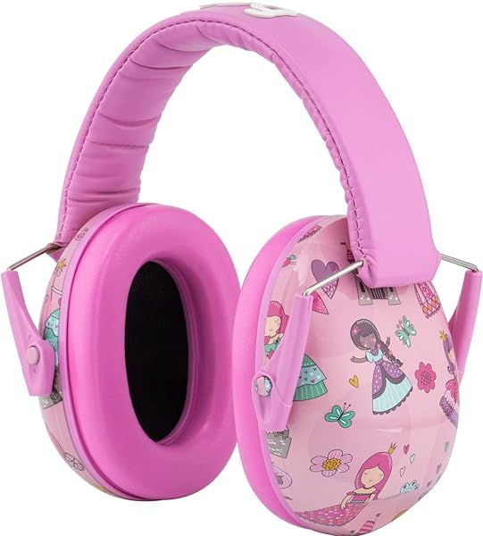 Snug Kids Ear Protection: Noise Cancelling Earmuffs for Toddlers, Children & Adults - Princess Design