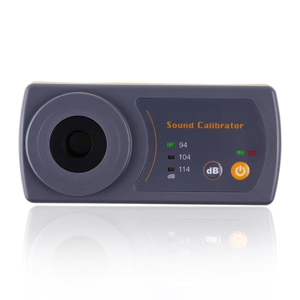 Precision Sound Level Calibrator: 94dB, 104dB & 114dB for Accurate Meter Calibration