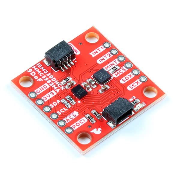 SparkFun 9DoF IMU Breakout ISM330DHCX MMC5983MA 3D Digital Accelerometer Gyroscope Triple Axis Magnetometer 6DoF IMU Supply Voltage 1.71V to 3.6V