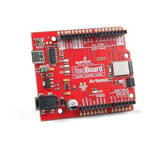 SparkFun RedBoard Artemis: BLE Machine Learning Dev Board with USB-C, I2C Microphone & TensorFlow Support