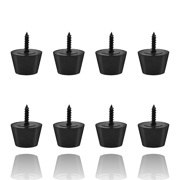 Speaker Base Plate, 8PCS Rubber Feet Amp feet Shockproof Pads Rubber Bumpers Speaker Feet Anti Vibration Base Pad Stand for Speaker Guitar Amplifier