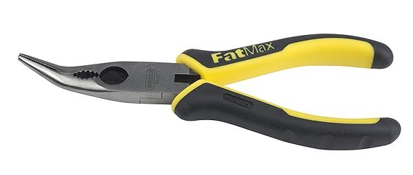 Stanley 89-871 6-Inch Bent Nose Pliers with Cutter - Precision Tool for DIY & Professional Use