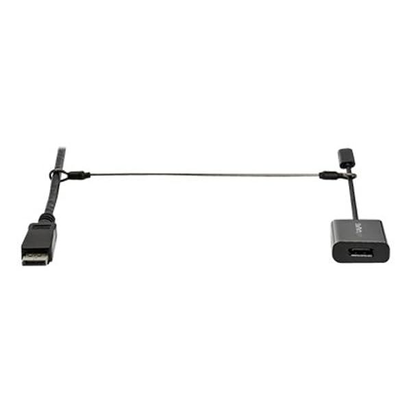 StarTech.com Security Tether Cable 5 Pack Universal Steel Anti Theft Cables Adjustable Heat Shrink Covers Black