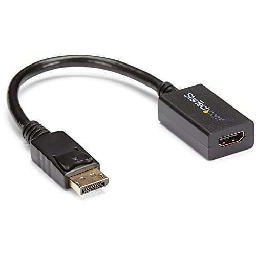 StarTech DisplayPort to HDMI Adapter - 1080p DP to HDMI Converter for Monitors & TVs (DP2HDMI2)
