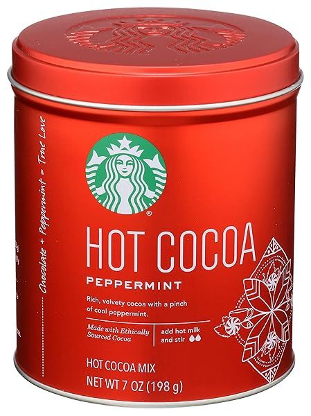 Starbucks Peppermint Hot Cocoa 7oz: Indulge in Festive Flavor This Winter!